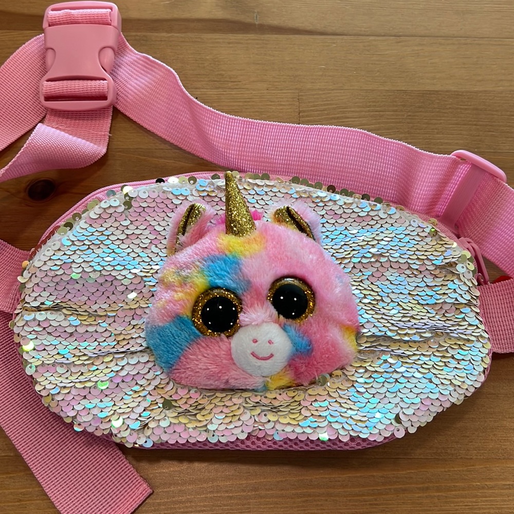Fantasia Unicorn Sequin Belt Bag